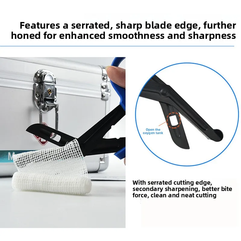Multifunctional EDC Military Emergency Scissors EMT Outdoor Canvas Survival Rescue Medical Gauze Cutting Tool First Aid Kit view 4