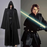 New 2025 Anakin Skywalker movie for adult man Halloween black cape costume❤★♥♡