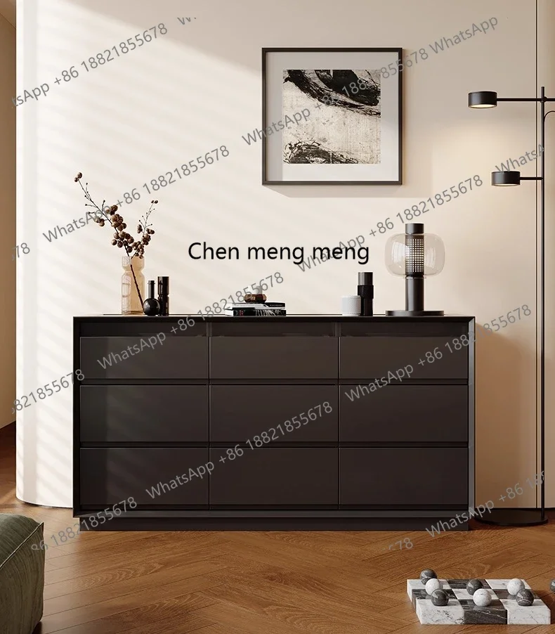 

Minimalist dresser, chest, integrated bedroom, storage cabinet, end of bed, solid wood paint makeup table