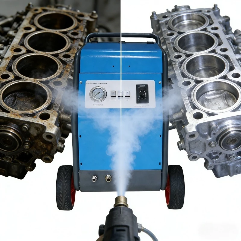 

Dry Ice Blasting Machine Industrial Carbon Cleaner No Residue CO2 Cleaning Equipment for Auto Engine Mold Metal Construction