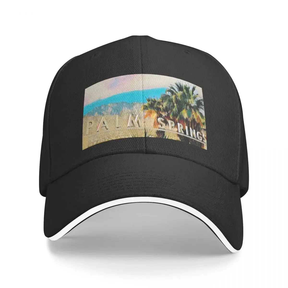 

Palm Springs Sign Baseball Cap Hat Beach designer cap Dropshipping Golf Men Women's