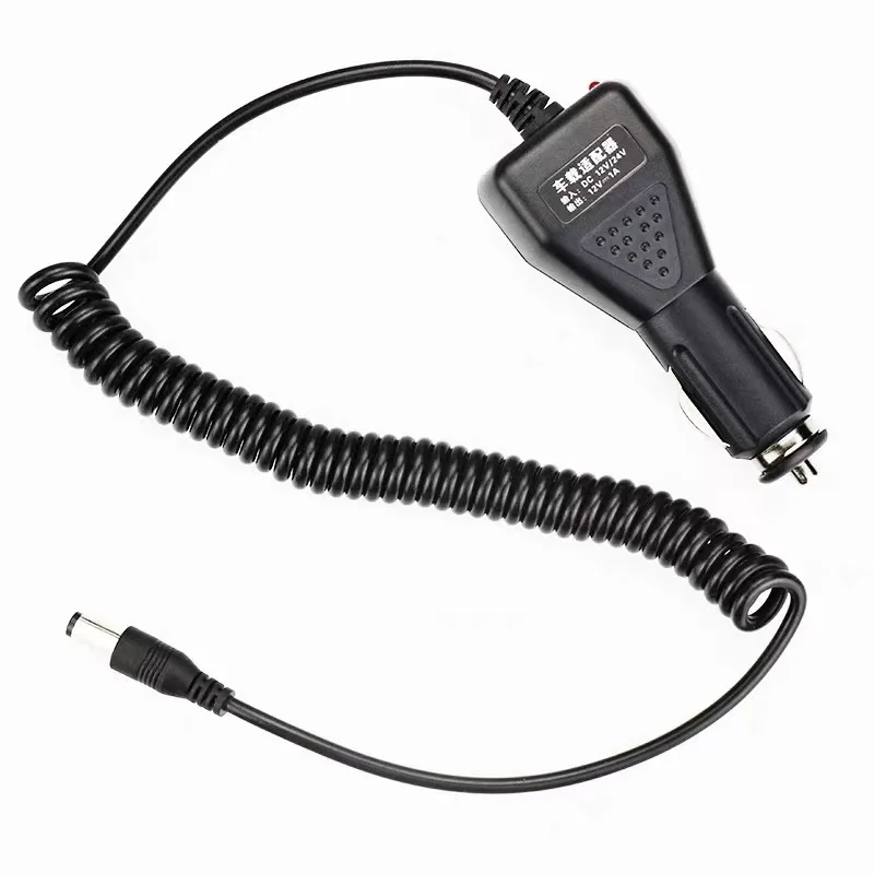 Car Charger Cable 12V-24V for BAOFENG TYT Retevis RT29 VHF UHF Dual Band DMR Digital Ham Radio Walkie Talkie Accessories  HAM