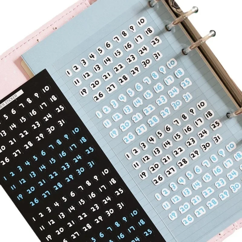 

Cute Numbers Stickers Decoration Scrapbooking Diary DIY Idol Photocard Album Journal Kawaii Stationery School Supplies