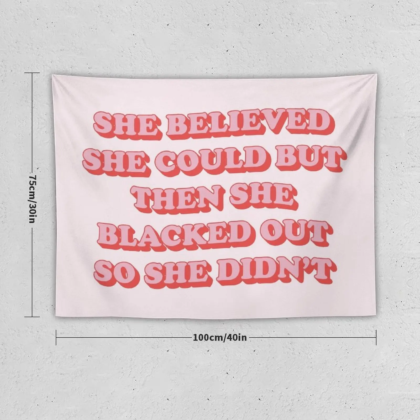 She believed she could but then she blacked out so didn't Tapestry Japanese Room Decor Tapestry