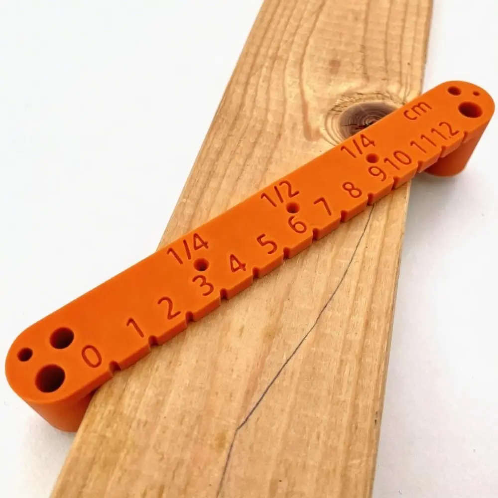 Precision Woodworking Center Locator 4-8mm Bits Multifunctional Drilling Guide Tool Line Drawing Gauge