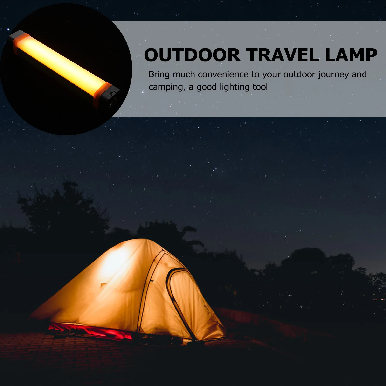 1Set LED USB Rechargeable Camping Light Compact Outdoor Tent Lamp Portable Emergency Travel Fishing Lamp USB Charged Light
