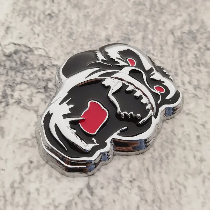 High-quality Modification 3D Metal Car Stickers Diamond Gorilla Roar Scratch Cover DIY Decoration Car