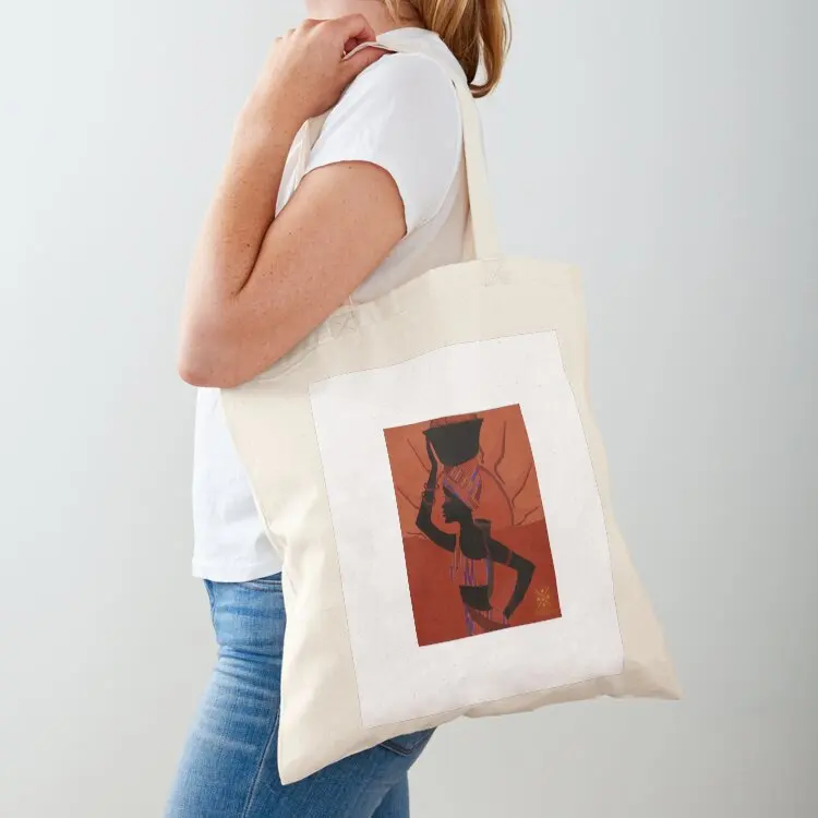 

Sunset African Basket Woman Tote Bag bag luxury women ecological bags handbag hand bags