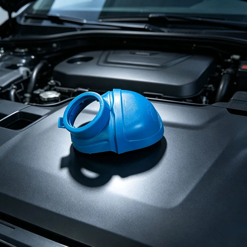 Blue Car Styling Windshield Wiper Washer Fluid Reservoir Tank Bottle Cap Lid For Audi VW Skoda Anti Funnel Cover Auto Accessorie