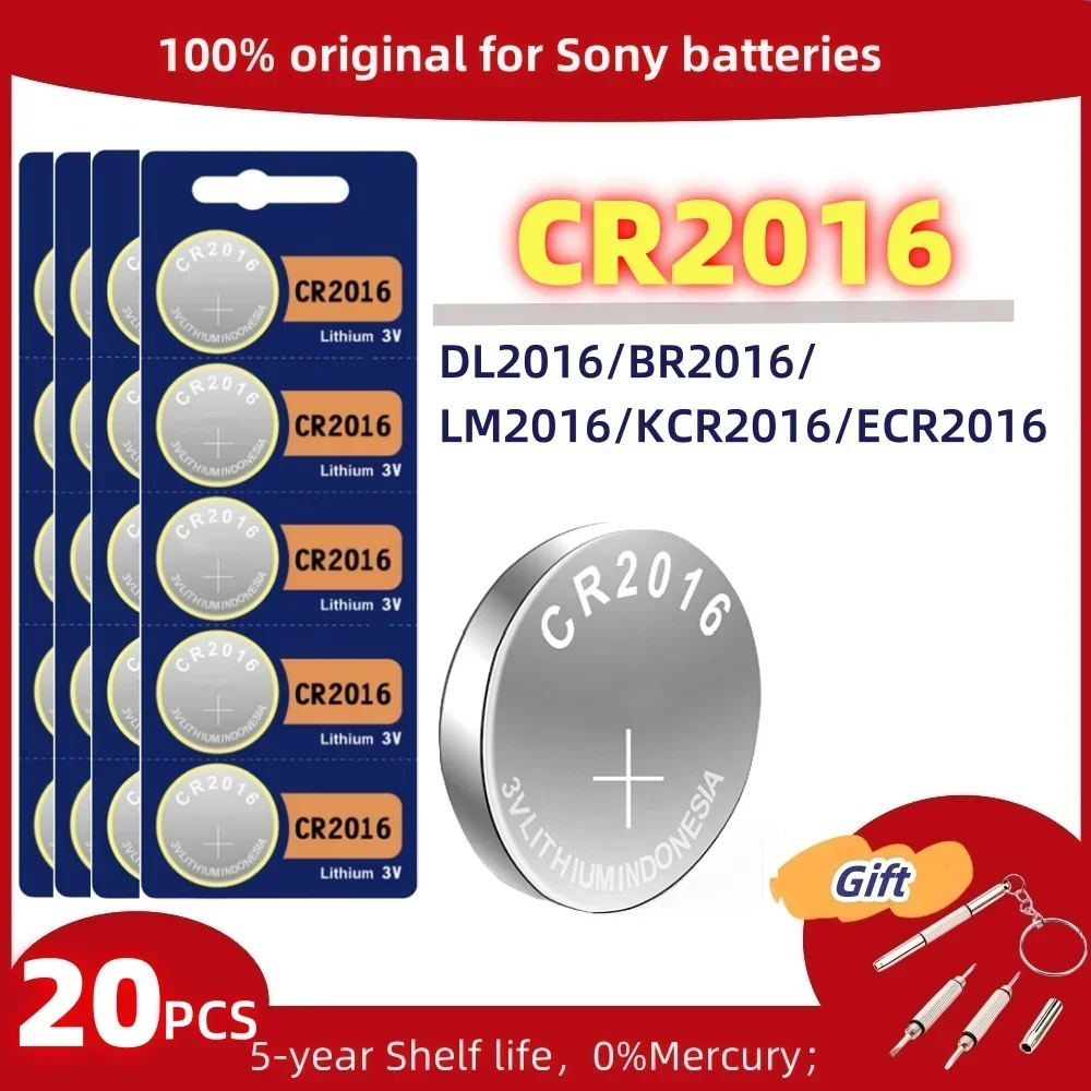 For SONY CR2032 CR2025 CR2016 CR1632 Battery DL2025 BR2025 KCR2025 Car Remote Control Watch Motherboard Scale Button Coin Cells