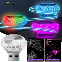 1pc Colorful Portable USB Mini LED Ambient Light for Car Interior Computer Atmosphere Lamp Plug and Play Night Light