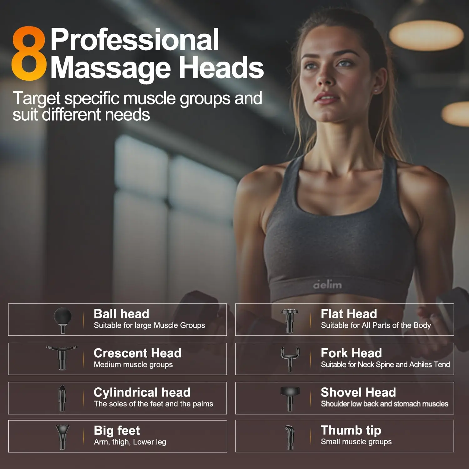 Professional Muscle Massage Gun for Neck and Back Massage Instrument Dropshipping Fitness Equipment Male Female Best Gift view 6