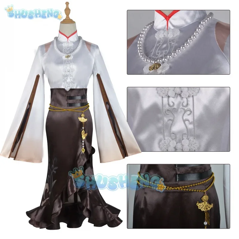 زي تأثيري تأثير جينشين, Xingguang, يانان, كوخ بيتزا, شعر مستعار, لعبة أنيمي, فستان خادمة, زي موحد, مجموعة كاملة, هالوين