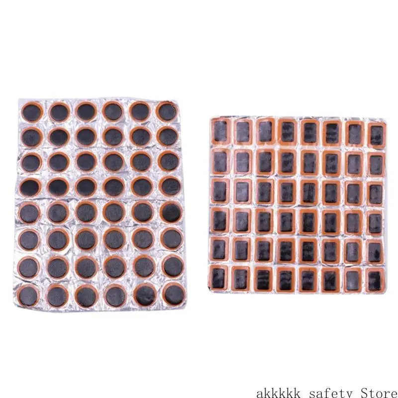 XXFF Conjunto reparo pneus remendos frios, 48 ​​peças, solução conveniente e confiável, correção pneus acessórios