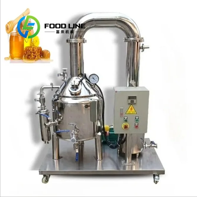 Uniform Heating Vacuum Honey Concentrator Even heat distribution prevent local overheating and keep consistent honey quality