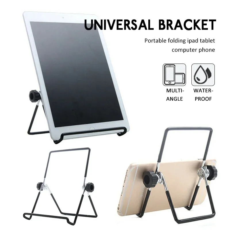 

Universal Metal Tablet Holder for Samsung Apple Huawei Xiaomi Lenovo Tablets Stand Mount Foldable Desk Flexible Phone Stand