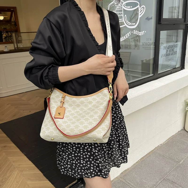 

Модная женская сумка через плечо из кожи с надписью в Парижском стиле и повседневный винтажный модный вид ​