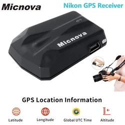 Micnova GPS-N – caméra GPS de Navigation, récepteur, télécommande pour Nikon DSLR, enregistrement Latitude Longitude Altitude UTC