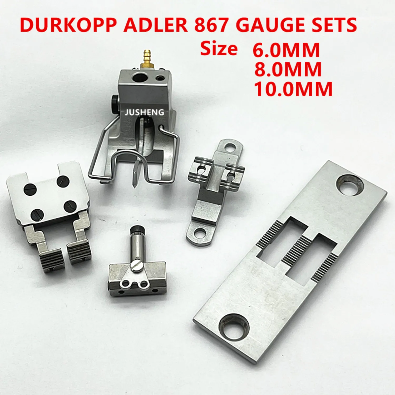 

Durkopp Adler867 Pneumatic Double Needle Position Belt Middle Pressure Foot for Industrial Sewing MachineParts 0867 200410200