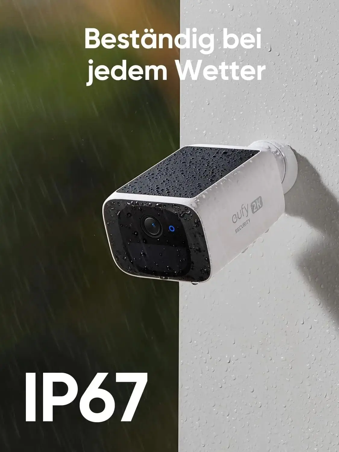 (EU-Lager) eufy security S220 SoloCam Solar-Überwachungskamera, kabellose Außenkamera, kontinuierliche Leistung, 2K-Auflösung, kabellos
