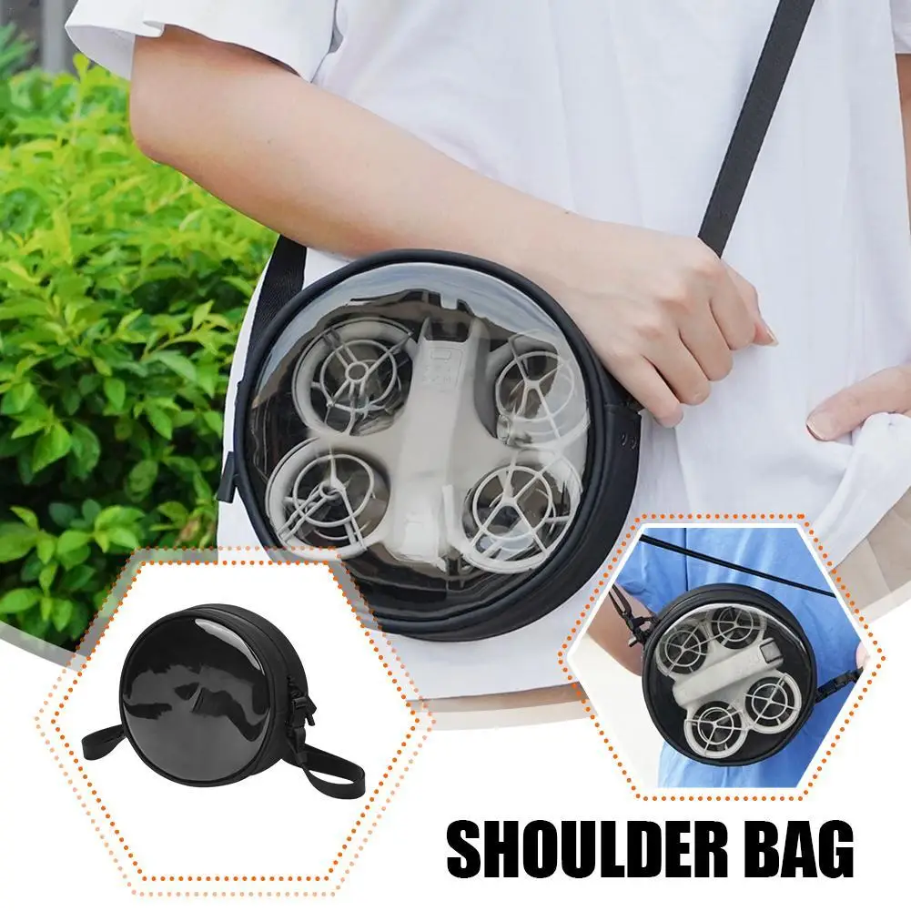 Suitable for DJI Neo Handheld Drone Stand-alone Storage Bag, Shoulder Crossbody Bag, Round Handbag Accessories