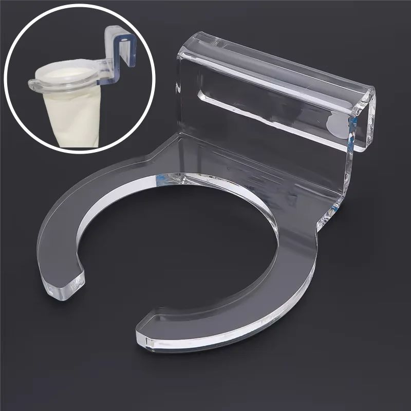 9.5cm/4-inch Inner Aquarium Seawater Filter Sock Holder Mount Bracket Support Frame for Fish Tank Water Sump Filters