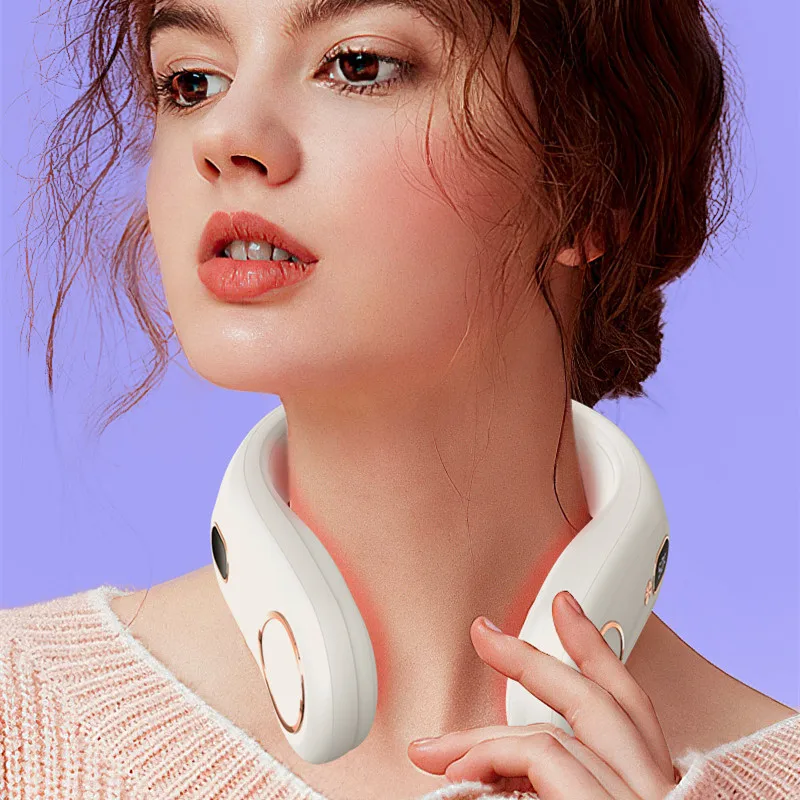 

HEBRON персональный OEM модный обогреватель для шеи, хит продаж, скорость ветра, три батареи, перезаряжаемый вручную, зимний портативный подвесной обогреватель