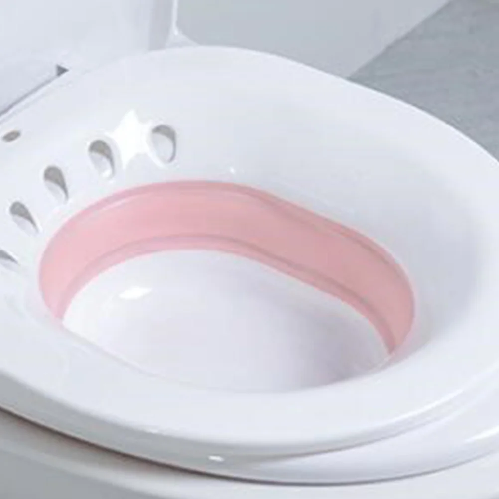 

1pc Folding Bidet Seat Sitz Bath Basin For Women Maternal Postpartum Care Elderly Toilet Hygiene Overflow Protection Warm Water