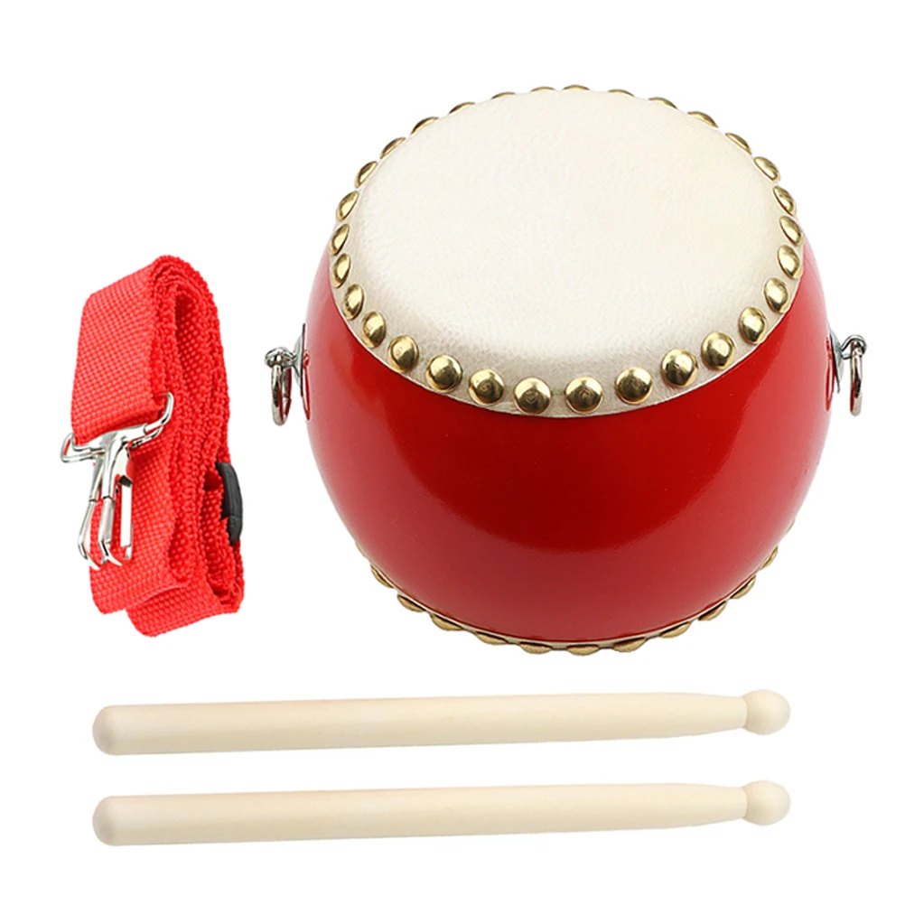 

Red Drum Toddler Toy Percussion Instruments for Toddlers Drums Wooden Kit Children