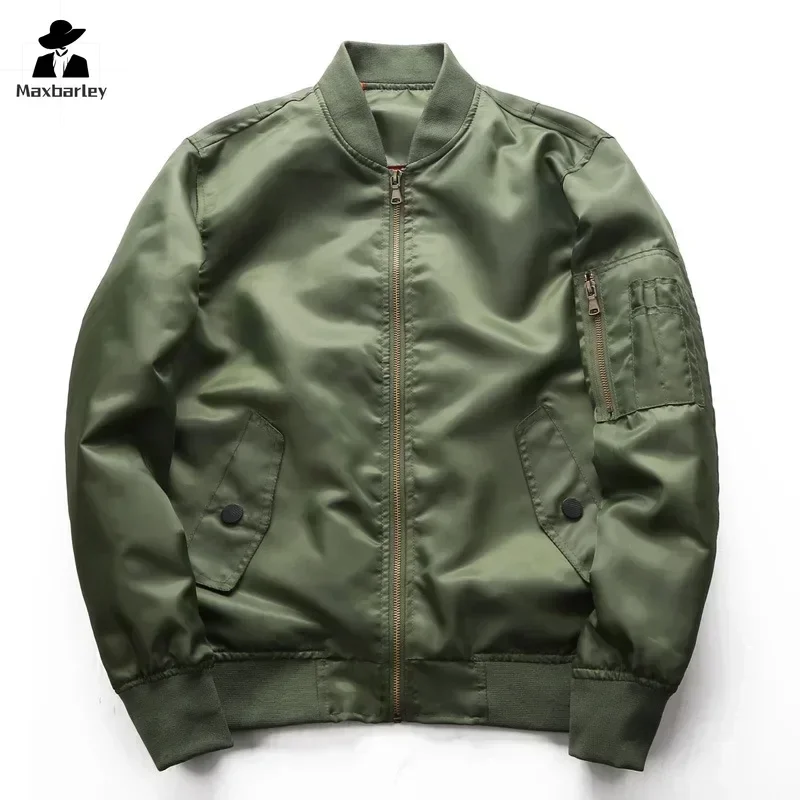 Jaket kargo Hip Hop pria, jas bisbol tahan angin Retro Boxing musim gugur 7xl, jaket kerja tahan aus dan mendaki berkemah