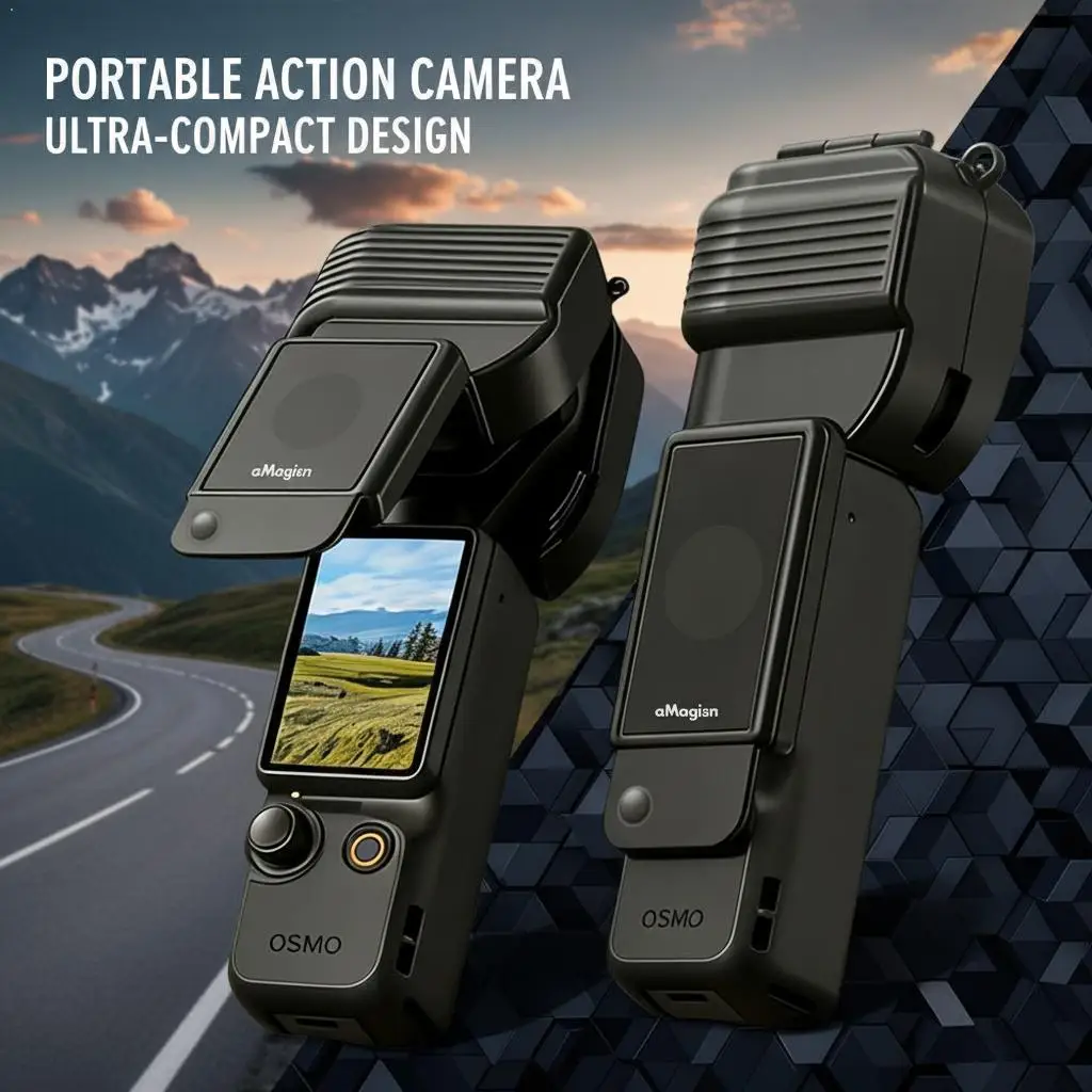For aMagisn Ama Protective Case for DJI Osmo Pocket4 Gimbal Sports Camera Accessories