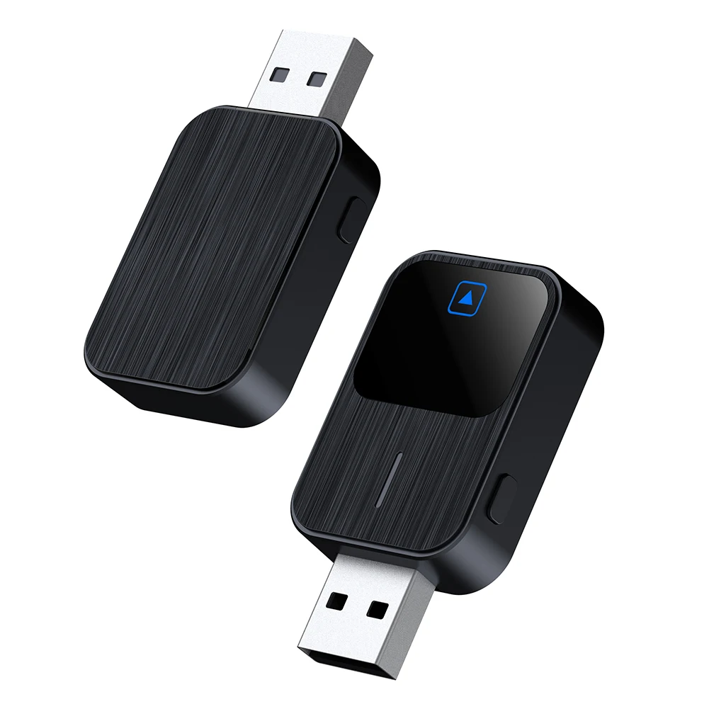 Беспроводной Android Auto и CarPlay 2 в 1, ключ USB-C/USB AI Box с автоматическим подключением, голосовое управление для OEM-проводного Carplay Android Auto Car