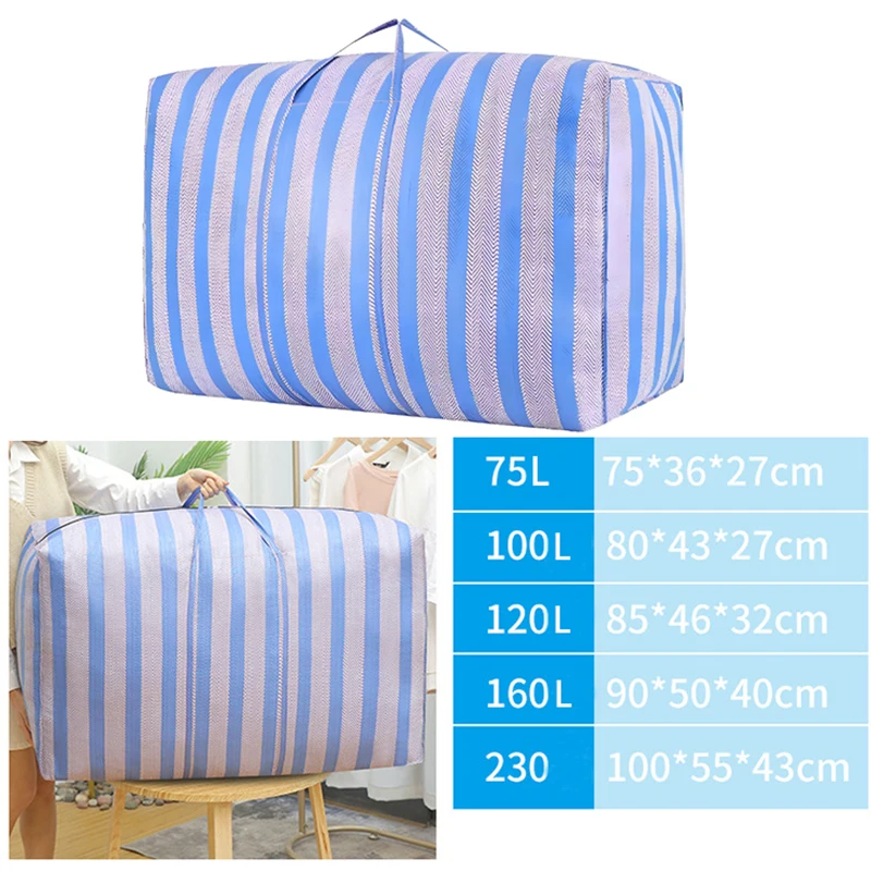 [THG] Rugged Interwoven Nylon Moving Bag Large Capacity Storage Organizer For Travel Transit Packing