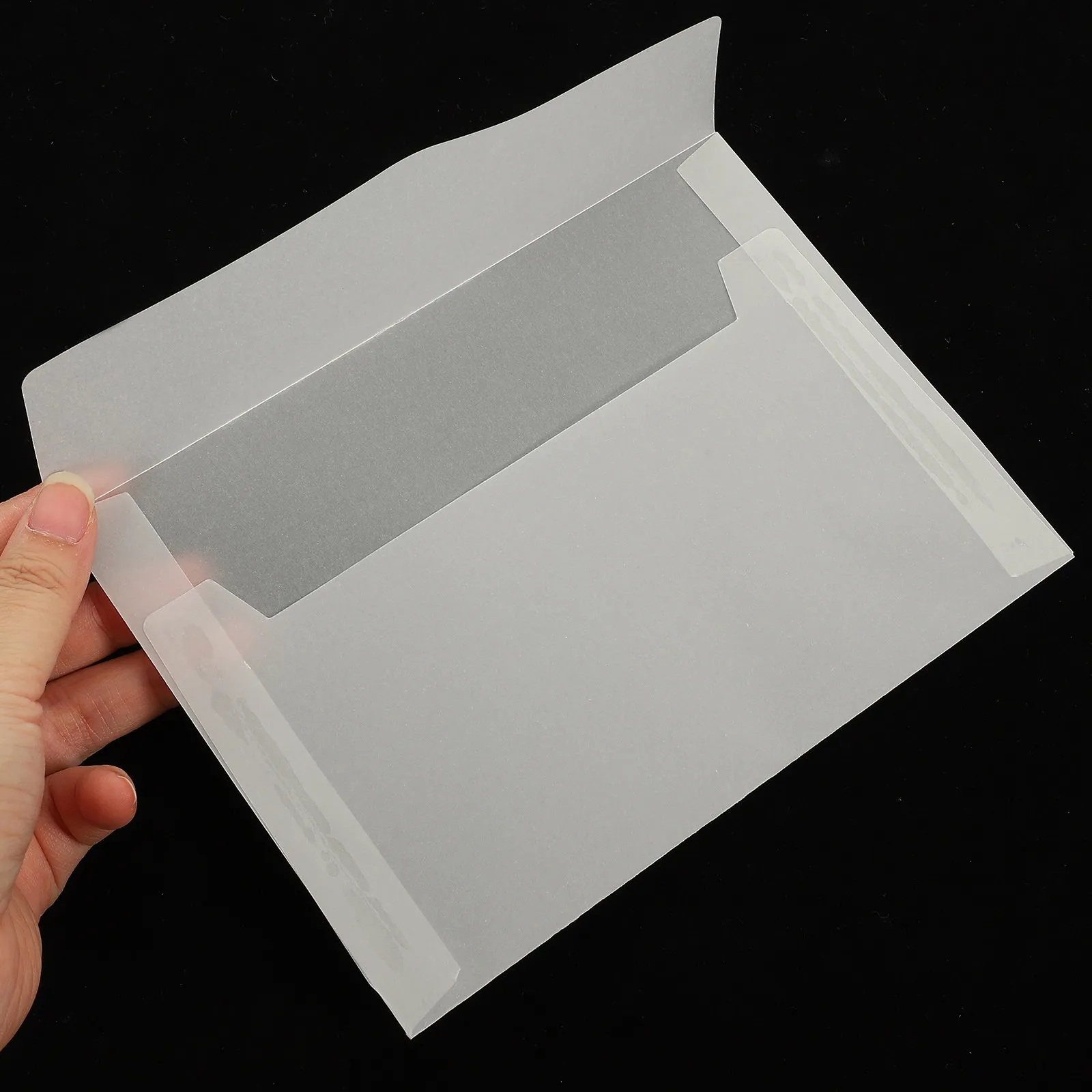 

50Pcs Premium Translucent Envelope Set Blank Invitation Envelopes Retro Party Money Sheets Holder DIY Greeting Cards Elegant