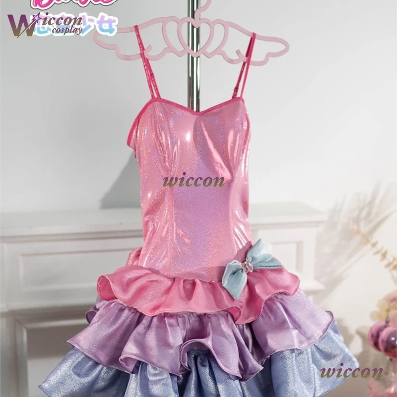 Fashion Outfit Sparkly Pink Aline Dress With Handbag Babi Dreamhouse Adventures Barbe Roberts And Heels Costume Girls Party Wear - view 4