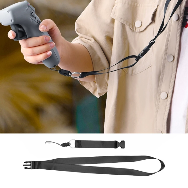 FPV Transmitters Lanyard Durability Neck Strap with Quick Release Clip for FPV Combo Enhances Control Easy Detachment