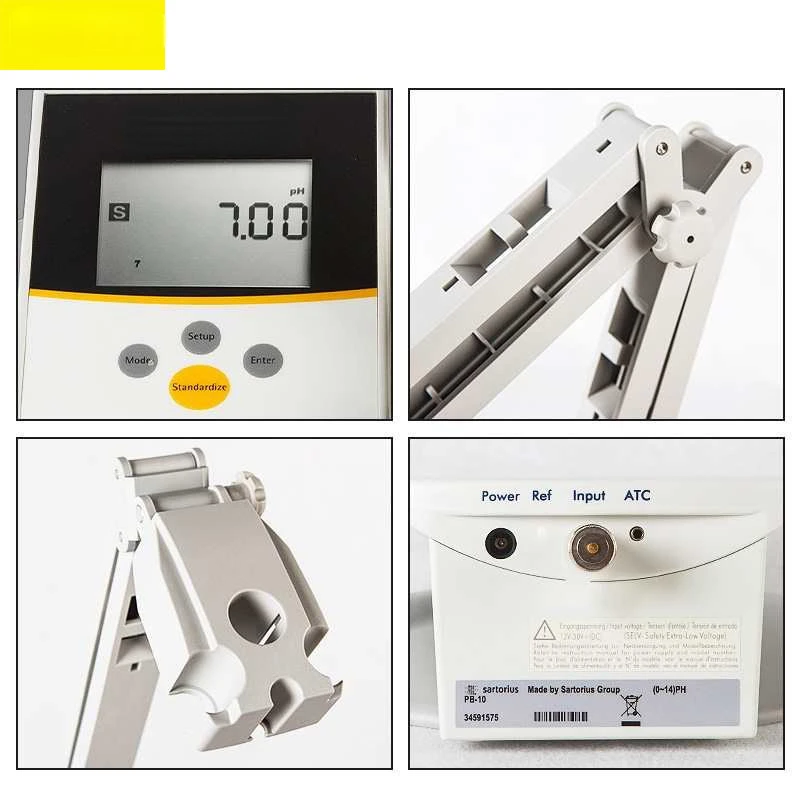 Durable School Research PB-10 Acidometer with Three-in-One PY-ASI Electrode Laboratory PH Meter