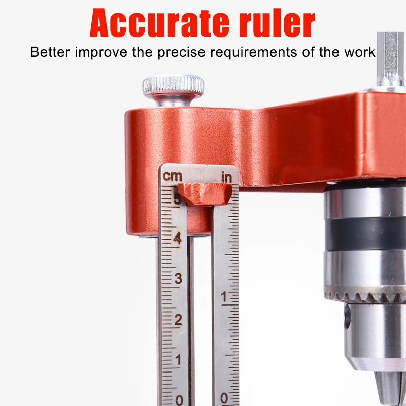 Drill Locator Portable Woodworking Punch Locator Convenient Drill Bit Holder Aluminum Alloy Perforator Drill Template Guide Tool