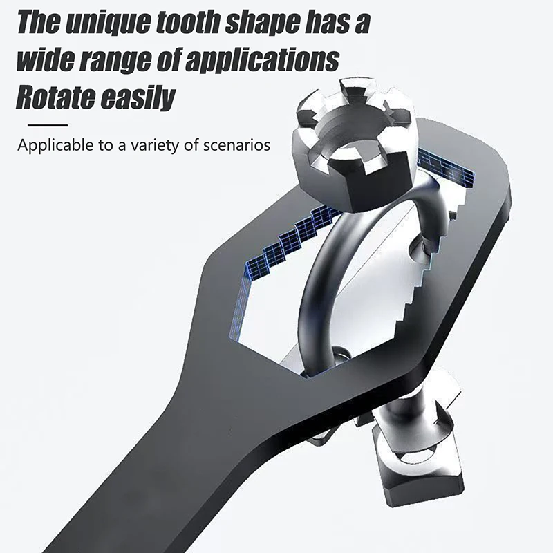 2Pcs 8-24mm Universal Torx Wrench Self-tightening Adjustable Glasses Wrenches Board Double-head Torx Spanner Hand Tools For Fact