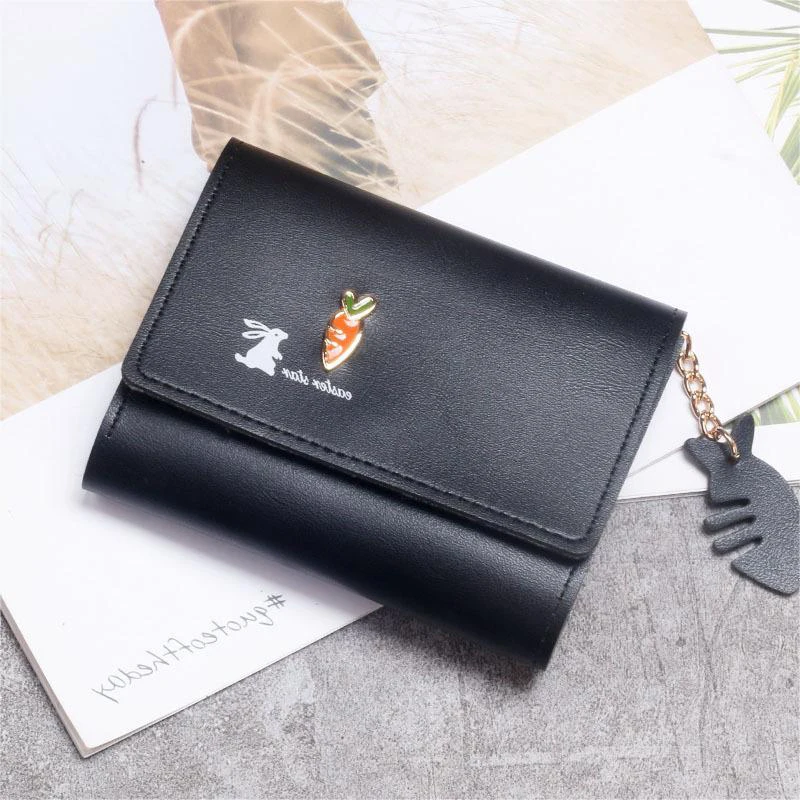 1PCS New Cute Little Animal Girl's Short Wallet Minimalist Wallet