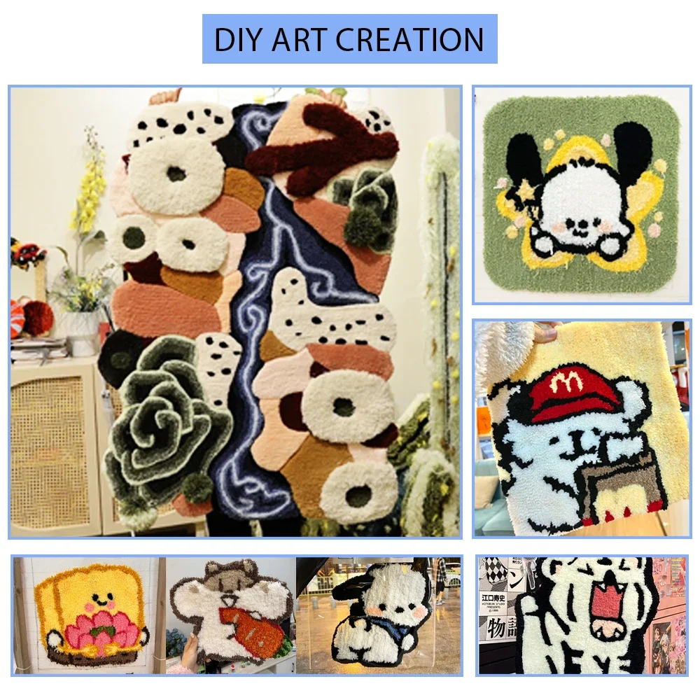 Pistol Rumbai 2 In 1 Set Karpet Listrik Pistol Rumbai Karpet Listrik Tapis Rajut Pistol Rumbai Mesin Karpet Berkelompok Tenun