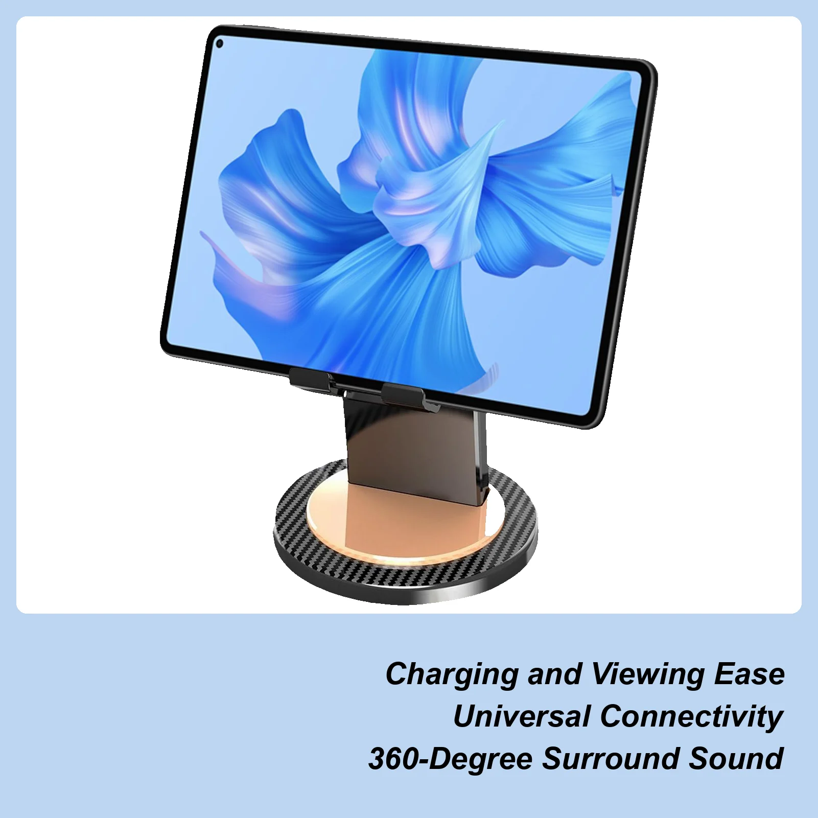 

Беспроводной индукционный динамик, интеллектуальное распознавание синего зуба, противоскользящий крутой аудиоусилитель, подставка для усилителя динамика для сотового телефона