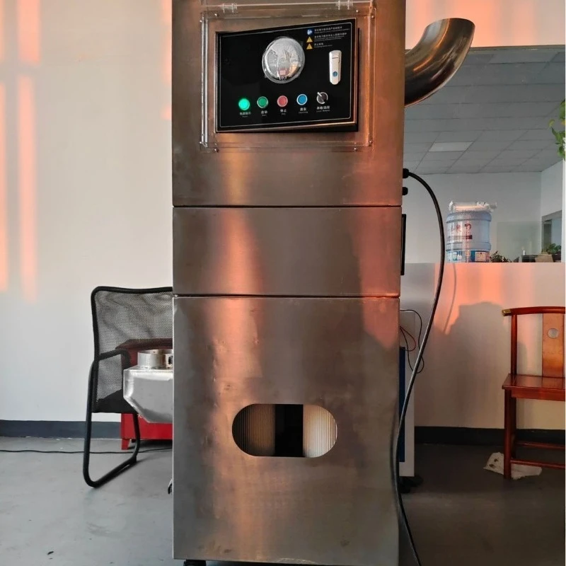 Stainless steel box pulse film filter cartridge dust collector, dust-free workshop dust purification collector