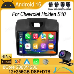 Android 16 Carplay For Chevrolet Holden S10 TRAILBLAZER COLORADO ISUZU DMAX GPS Car Radio Audio Multimedia Player Stereo Audio