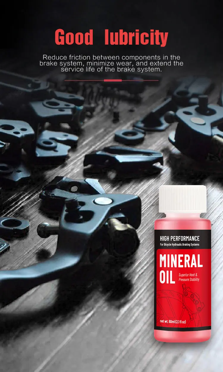 Mineralöl für Fahrradbremsen, 60 ml/2,1 oz, ideal für Shimano- und Tektro-Hydraulikbremssysteme, Mountainbike-Zubehör – Detail 4