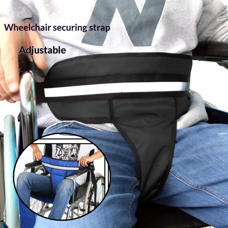 

Регулируемый ремень безопасности для инвалидной коляски, предотвращающий опрокидывание и падение, с передней подушкой для защиты