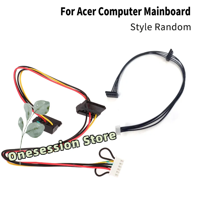 6Pin To 2-Port HDD SATA Power Socket Cable Conector For  Computer Mainboard Nitro N50-610 Disco Duro ATX PSU