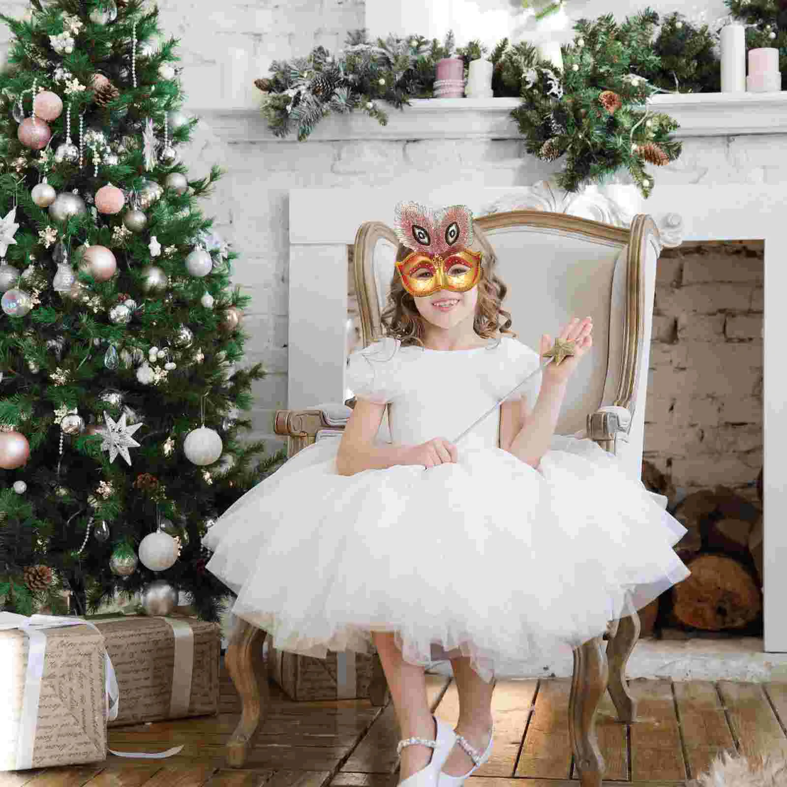 Painted Mask For Masquerade Party Cosplay Costume Accessory Masks Prop Prom Decorative Women