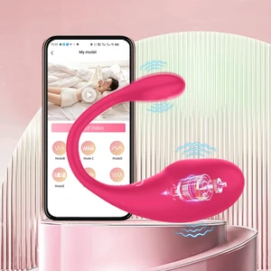 Vibrador sem fio Bluetooth G Spot para mulheres, vibrador, controle remoto APP, ovo vibratório, calcinha feminina clit, brinquedos sexuais para adultos 8 principais vendas orgasmo com vibrador - №5