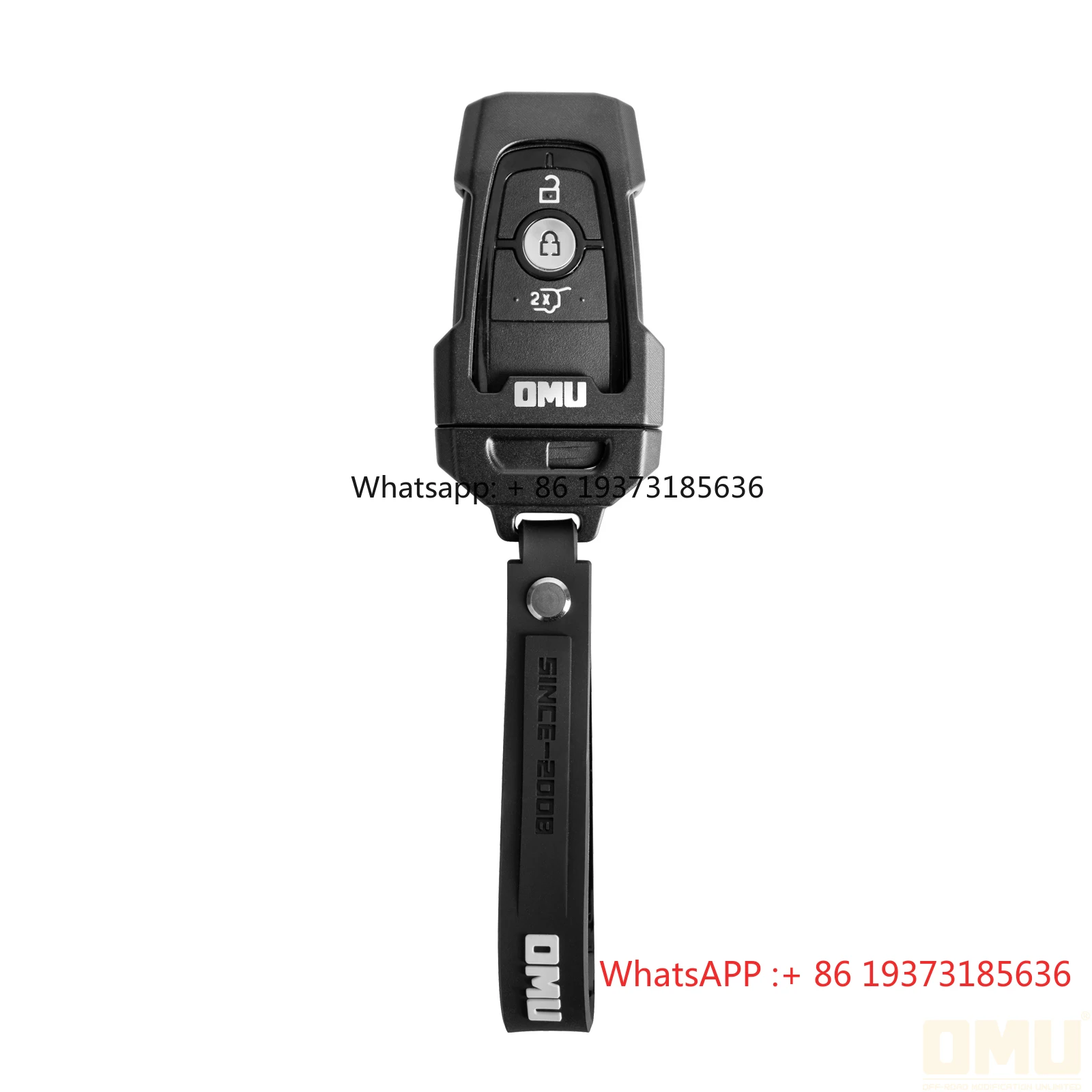 OMU Key Case for Bronco Black Aluminum & Carbon Fiber Key Cover Car Protection Key Shell